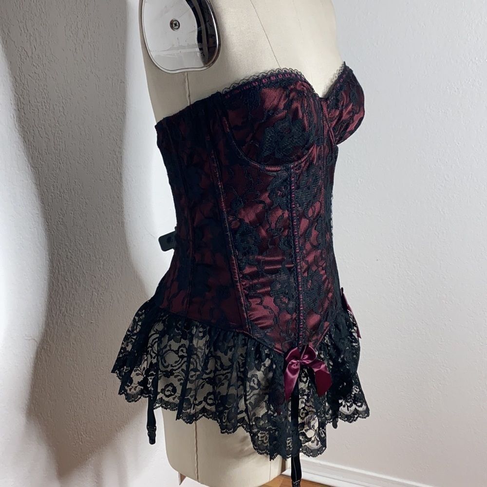 Vintage Fredericks of Hollywood goth Lolita corset - Picture 3 of 9